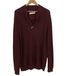 Tommy Bahama Quarter Zip Up Sweater